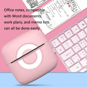 Mini stampante portatile per domande sbagliate Stampante per appunti di testo con foto per studenti, Pink, Blue
