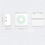 Comoda mini stampante tascabile Studente Domanda errata Stampante termica per appunti con dati fotografici per telefoni cellulari Bluetooth, Blue, Pink