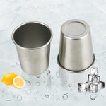 5 PCS Boccale da birra in acciaio inossidabile 304 Tazza da acqua per bambini anti-caduta, 50ml