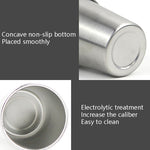 5 PCS Boccale da birra in acciaio inossidabile 304 Tazza da acqua per bambini anti-caduta, 50ml