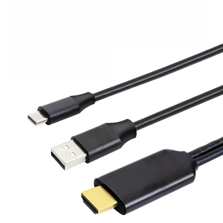 T2 Tipo C da USB a HDMI compatibile 4K 60Hz HD Connettore schermo TV via cavo per telefoni, tablet, laptop, proiettori