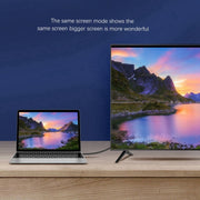 T2 Tipo C da USB a HDMI compatibile 4K 60Hz HD Connettore schermo TV via cavo per telefoni, tablet, laptop, proiettori