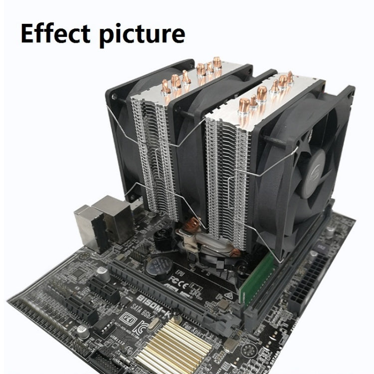 Radiatore CPU doppia torre con ventola da 9 cm