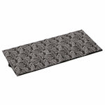 Black Leaf Canvas Printing Pen Curtain Borsa per penna a rotolo di grande capacità Borsa per penna a colori per schizzi, 12 Holes, 24 Holes, 36  Holes, 48  Holes, 72 Holes