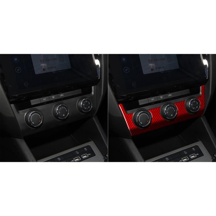 Adesivo per il pannello di controllo del climatizzatore della Skoda Octavia con guida a sinistra/destra (2017-2021).