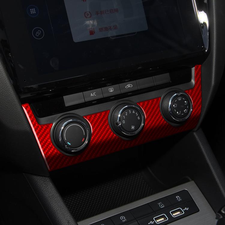Adesivo per il pannello di controllo del climatizzatore della Skoda Octavia con guida a sinistra/destra (2017-2021).