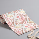 Tower Canvas Handmade Pen Curtain Roll Pen Bag Sketch Colour Pencil Bag, 12 Holes, 24 Holes, 36  Holes, 48  Holes, 72 Holes