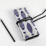 Saury Hand Canvas Pen Curtain Color Lead Roller Pen Bag Scatola di cancelleria, 12 Holes, 24 Holes, 36  Holes, 48  Holes, 72 Holes
