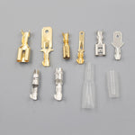 Terminali a crimpare per connettori a forcella per auto, moto, maschio, femmina, 150 pezzi, 150 PCS