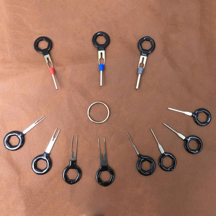 11 PCS Kit di strumenti per la rimozione del terminale dell'estrattore per auto Cablaggio elettrico Kit estrattore perno di rilascio dell'estrattore del connettore a crimpare, 11 In 1