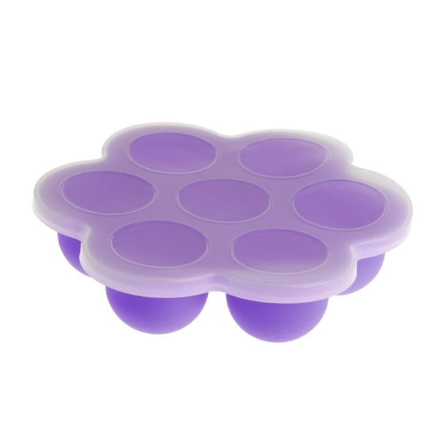 Contenitore silicone 7 scomparti per alimenti bambini