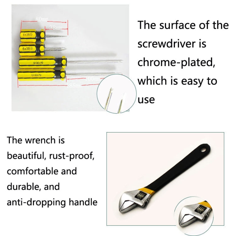 13 in 1 set di strumenti hardware multifunzione per uso domestico per auto, 13 In 1 8013-1, 13 In 1 8013G-1