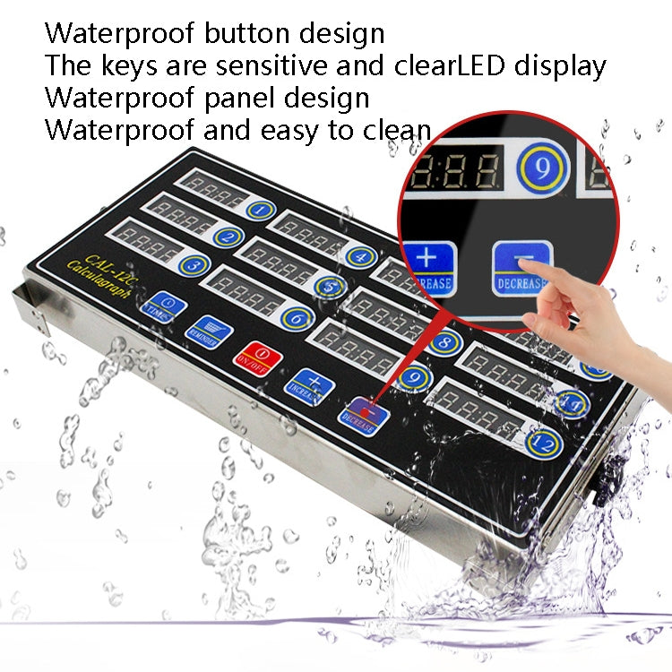 Timer da cucina Timer da forno per hamburger di pollo fritto, spina europea, 4 Channel, 6 Channel, 8 Channel, 12 Channel