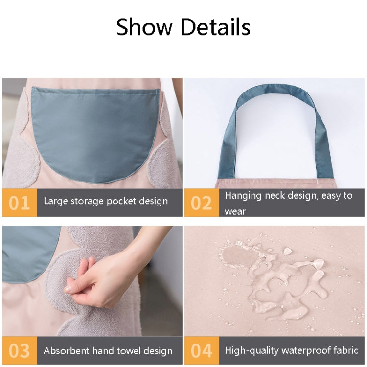 2 pezzi Grembiule da cucina impermeabile e resistente all'olio Grembiule da lavoro da cucina carino, Foodie Light Pink (Ordinary), Foodie Water Blue (Ordinary), Chef Light Pink (Ordinary), Chef Water Blue (Ordinary), Foodie Light Pink (Hand Wipe)      ...