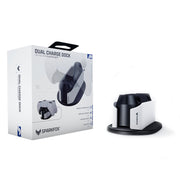 SPARKFOX W20P508 Caricatore doppio con contatti Caricabatterie con impugnatura wireless per PS5, stile:, Charger+Data Cable+Charging Plug, Charger+Data Cable