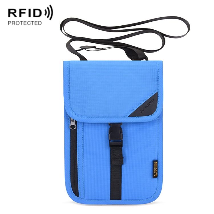 1062 Borsa per passaporto da viaggio Portadocumenti multifunzione RFID Custodia protettiva per biglietti da appendere al collo, 1062 Blue, 1062 Purple, 1062 Black, 1062 Light Grey, 1062 Gray, 1062 Rose Red