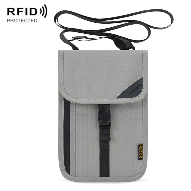 1062 Borsa per passaporto da viaggio Portadocumenti multifunzione RFID Custodia protettiva per biglietti da appendere al collo, 1062 Blue, 1062 Purple, 1062 Black, 1062 Light Grey, 1062 Gray, 1062 Rose Red