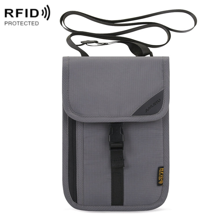1062 Borsa per passaporto da viaggio Portadocumenti multifunzione RFID Custodia protettiva per biglietti da appendere al collo, 1062 Blue, 1062 Purple, 1062 Black, 1062 Light Grey, 1062 Gray, 1062 Rose Red