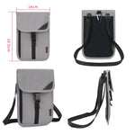 1062 Borsa per passaporto da viaggio Portadocumenti multifunzione RFID Custodia protettiva per biglietti da appendere al collo, 1062 Blue, 1062 Purple, 1062 Black, 1062 Light Grey, 1062 Gray, 1062 Rose Red