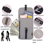 1062 Borsa per passaporto da viaggio Portadocumenti multifunzione RFID Custodia protettiva per biglietti da appendere al collo, 1062 Blue, 1062 Purple, 1062 Black, 1062 Light Grey, 1062 Gray, 1062 Rose Red