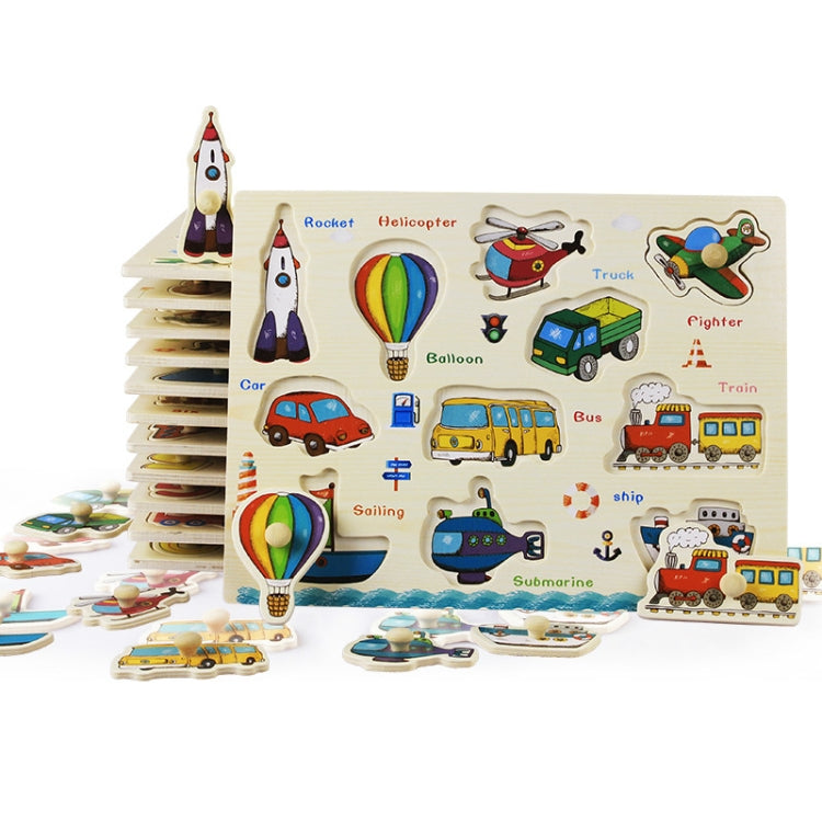 Puzzle in legno educativo per bambini 30x23 cm