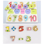 Puzzle in legno educativo per bambini 30x23 cm