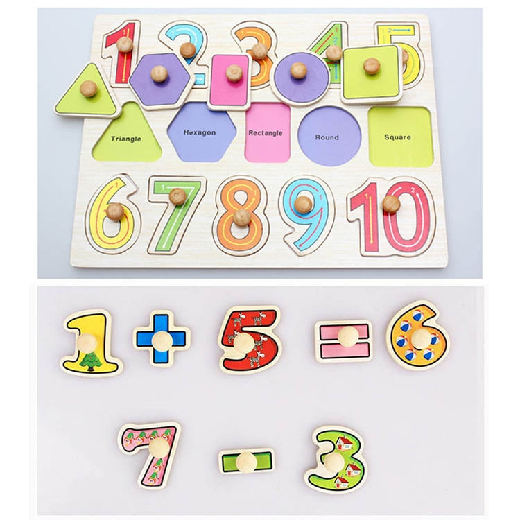 Puzzle in legno educativo per bambini 30x23 cm