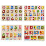 Puzzle in legno educativo per bambini 30x23 cm