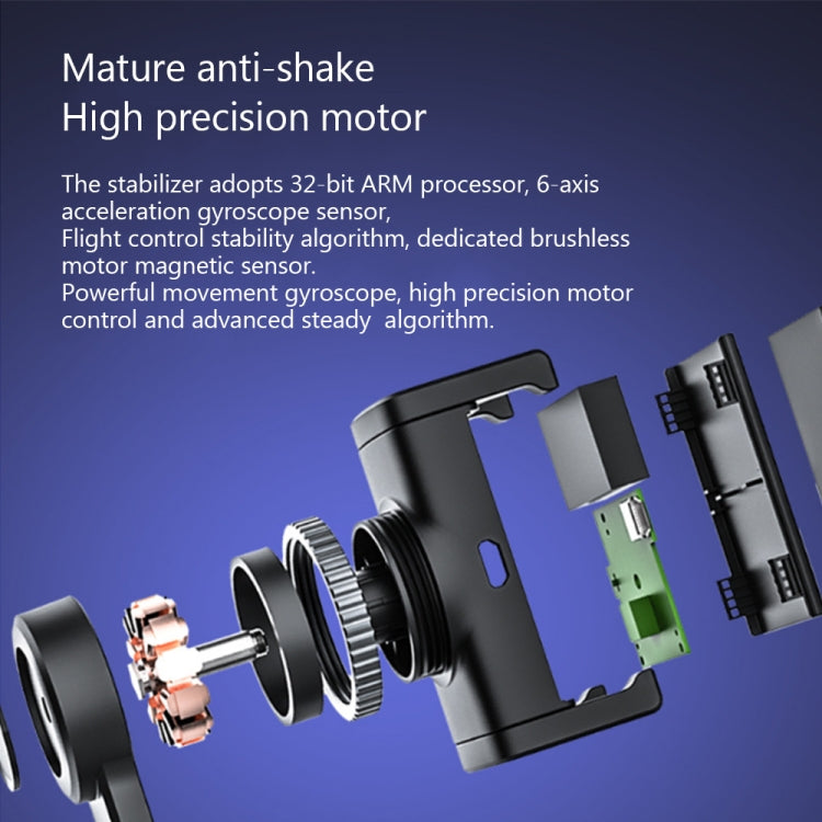 Stabilizzatore smartphone anti-shake con telecomando Bluetooth