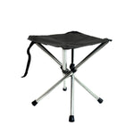 Sgabello portatile retrattile da esterno in acciaio inossidabile da campeggio Sedia da pesca pieghevole da spiaggia, Spec:, S, L