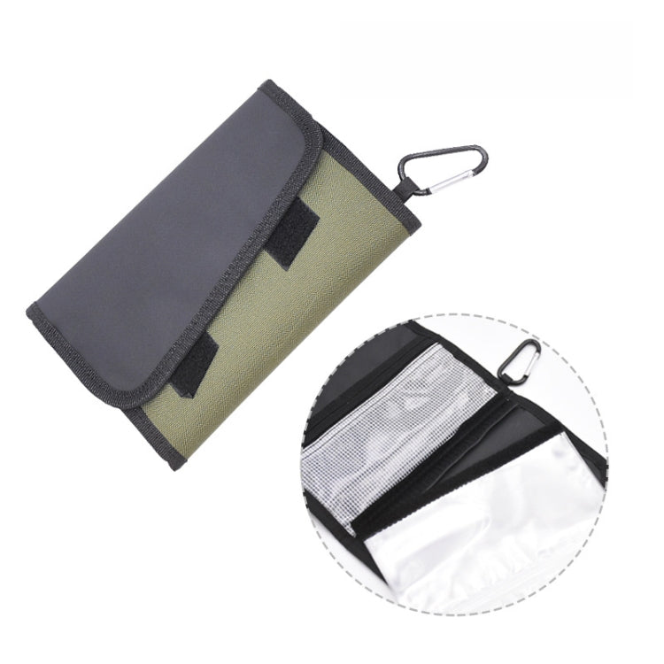Borsa per esche per pesci divisibile con 6 adesivi autosigillanti in PVC Borsa per appendere la classificazione degli adesivi