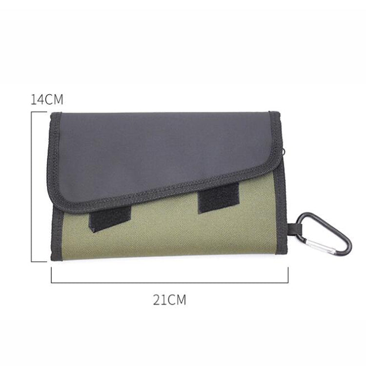 Borsa per esche per pesci divisibile con 6 adesivi autosigillanti in PVC Borsa per appendere la classificazione degli adesivi