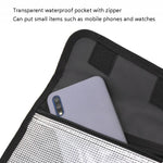 Borsa per esche per pesci divisibile con 6 adesivi autosigillanti in PVC Borsa per appendere la classificazione degli adesivi