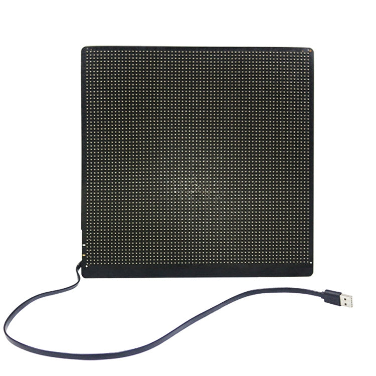 Schermo LED Bluetooth per zaino con display RGB 25x25 cm