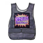 Schermo LED indossabile per pubblicità su gilet 27x27 cm