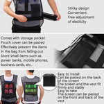 Schermo LED indossabile per pubblicità su gilet 27x27 cm