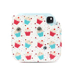 Custodia in pelle PU per fotocamera full body Borsa con cinturino per FUJIFILM instax mini 9 / mini 8+ / mini 8