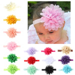 Fascia elastica per capelli bambina 2-6 anni floreale