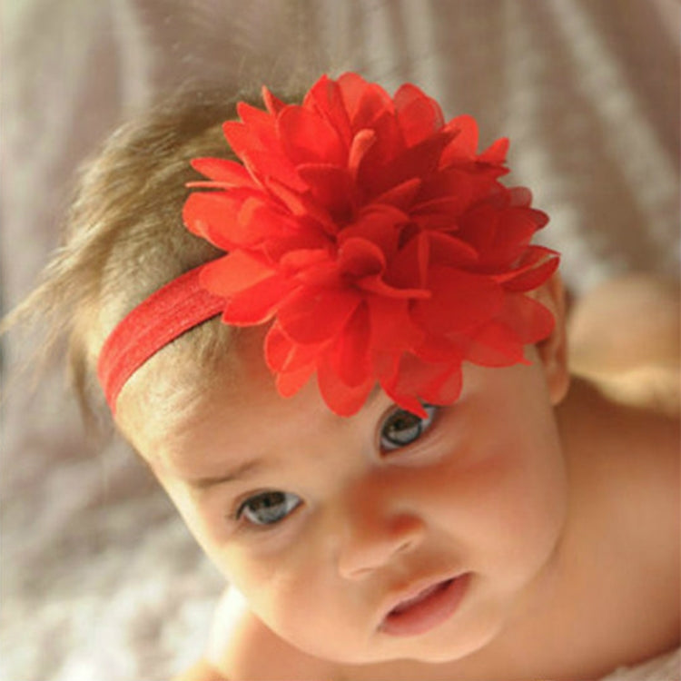 Fascia elastica per capelli bambina 2-6 anni floreale