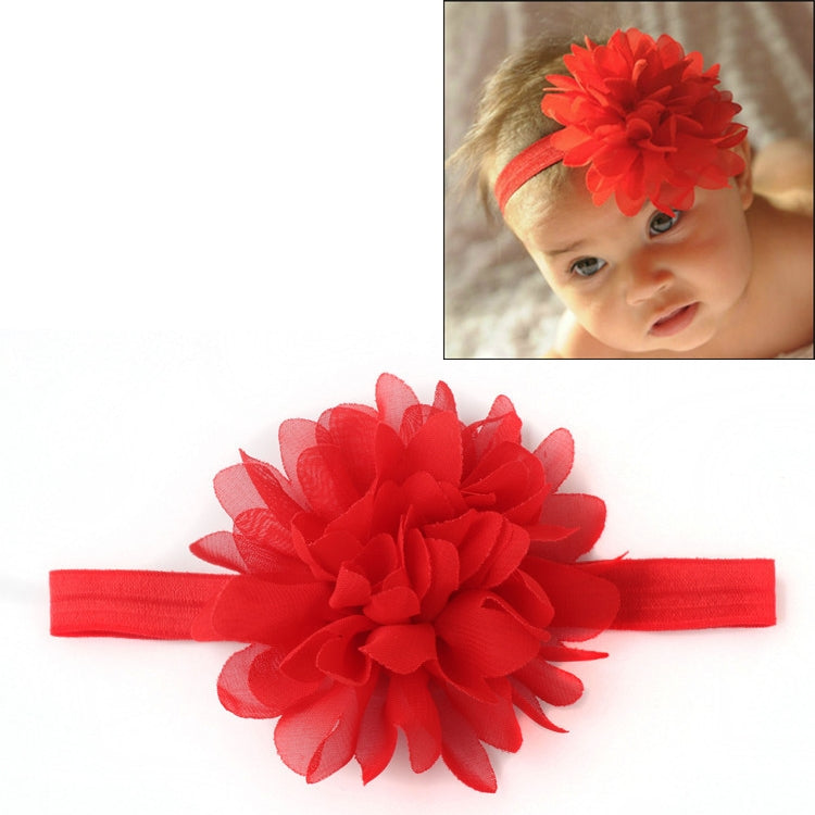 Fascia elastica per capelli bambina 2-6 anni floreale