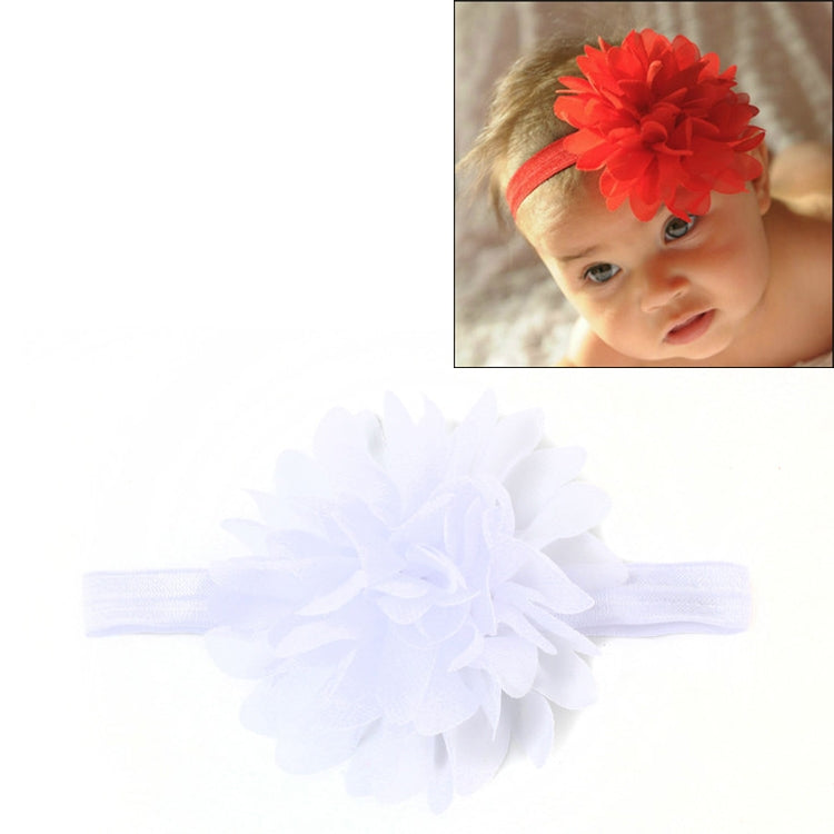Fascia elastica per capelli bambina 2-6 anni floreale