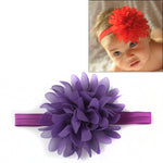 Fascia elastica per capelli bambina 2-6 anni floreale