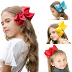 5 fermagli per capelli in nastro grosgrain colorato 6 pollici