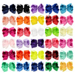 5 fermagli per capelli in nastro grosgrain colorato 6 pollici