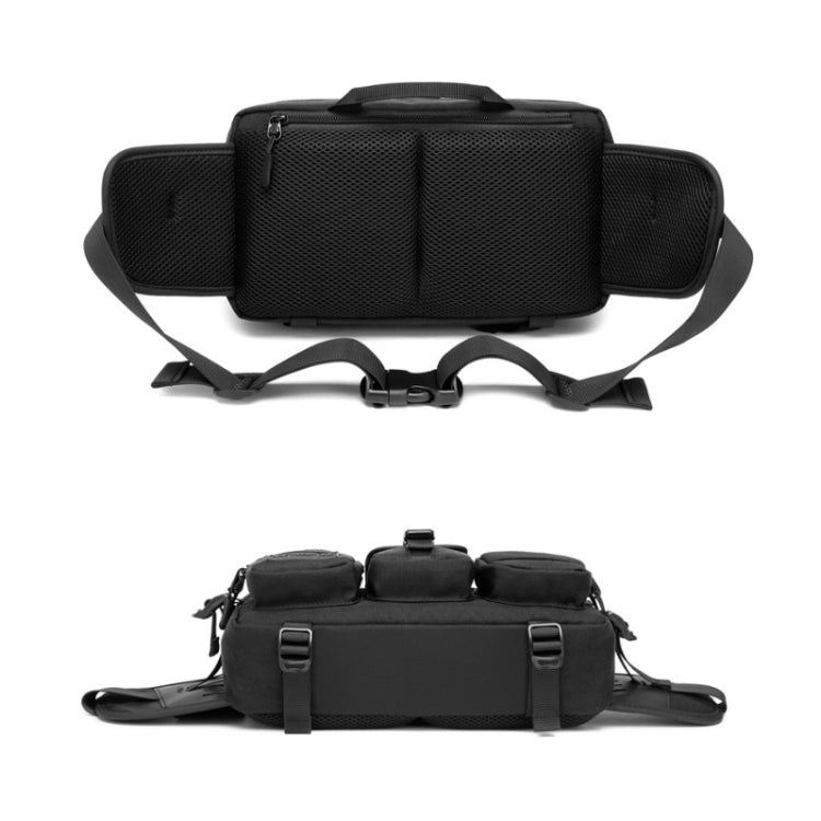 Ozuko 9449 Marsupio per esterni di grande capacità Borsa a tracolla impermeabile sportiva multifunzionale