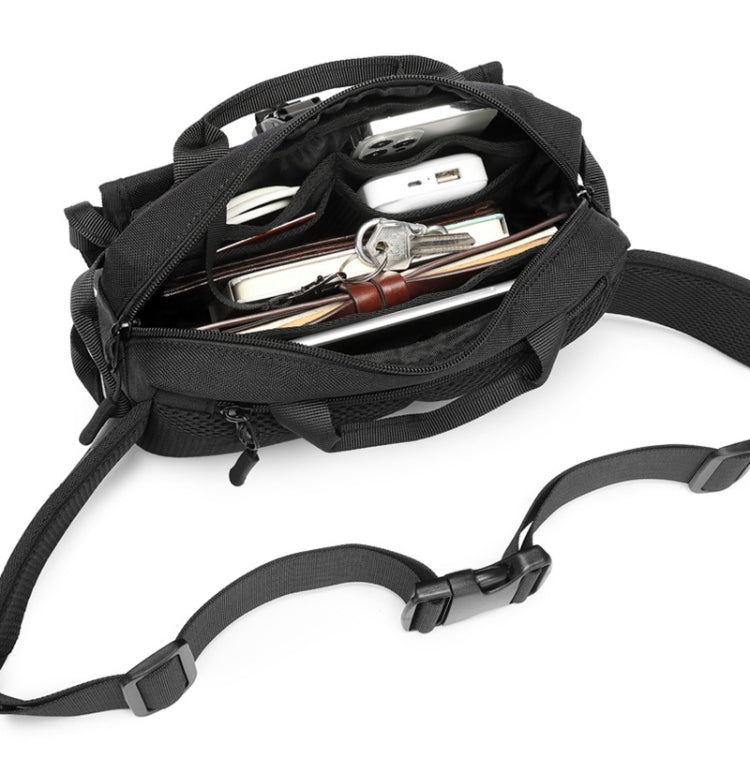 Ozuko 9450 Marsupio impermeabile da uomo Sports Trend Borsa a tracolla a tracolla