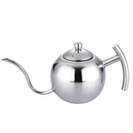Caffettiera a filo a mano Caffettiera moka Caffettiera in acciaio inossidabile Teiera in acciaio inossidabile stile europeo con filtro, 1L, 0.85L