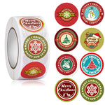 5 Rotoli Regalo di Natale Adesivo Decorazione Etichetta Sigillante Adesivo, HA048, HA049, HA050, HA051, HA052, HA131, HA132, HA133, HA134