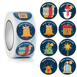 5 Rotoli Regalo di Natale Adesivo Decorazione Etichetta Sigillante Adesivo, HA048, HA049, HA050, HA051, HA052, HA131, HA132, HA133, HA134