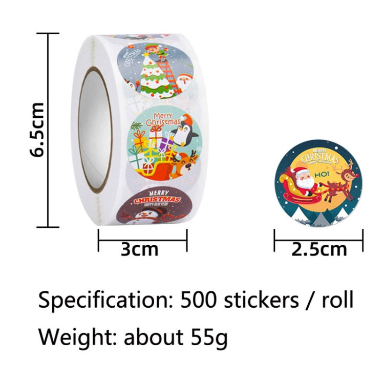 5 Rotoli Regalo di Natale Adesivo Decorazione Etichetta Sigillante Adesivo, HA048, HA049, HA050, HA051, HA052, HA131, HA132, HA133, HA134